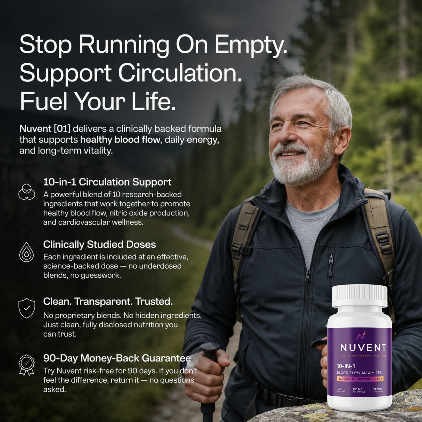 Blood Flow Maximizer - 10-in-1 - Premium Circulation Support